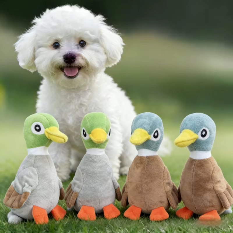Juguetes para Perros de Pájaro de Algodón Resistente a Mordeduras Juguetes de Sonido para Entrenamiento Plush para Cachorros Suministros Caninos — imagen 4