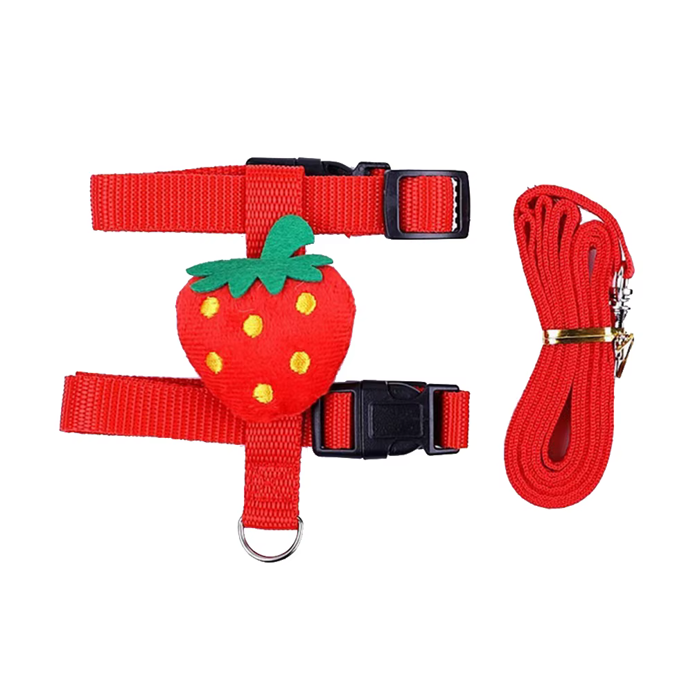 Set de arnés y correa ajustable para pequeños animales - Conejillos, gatos, erizos, conejos, feroces, cerditos para pasear al aire libre — imagen 2