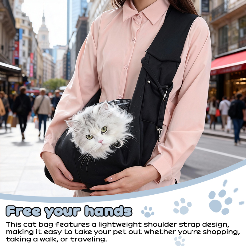 Portable Pet Carrier Bag for Small Dogs & Cats up to 7.5kg - Lightweight Shoulder Bag for Travel, Hiking, and Outdoor Use — image 10