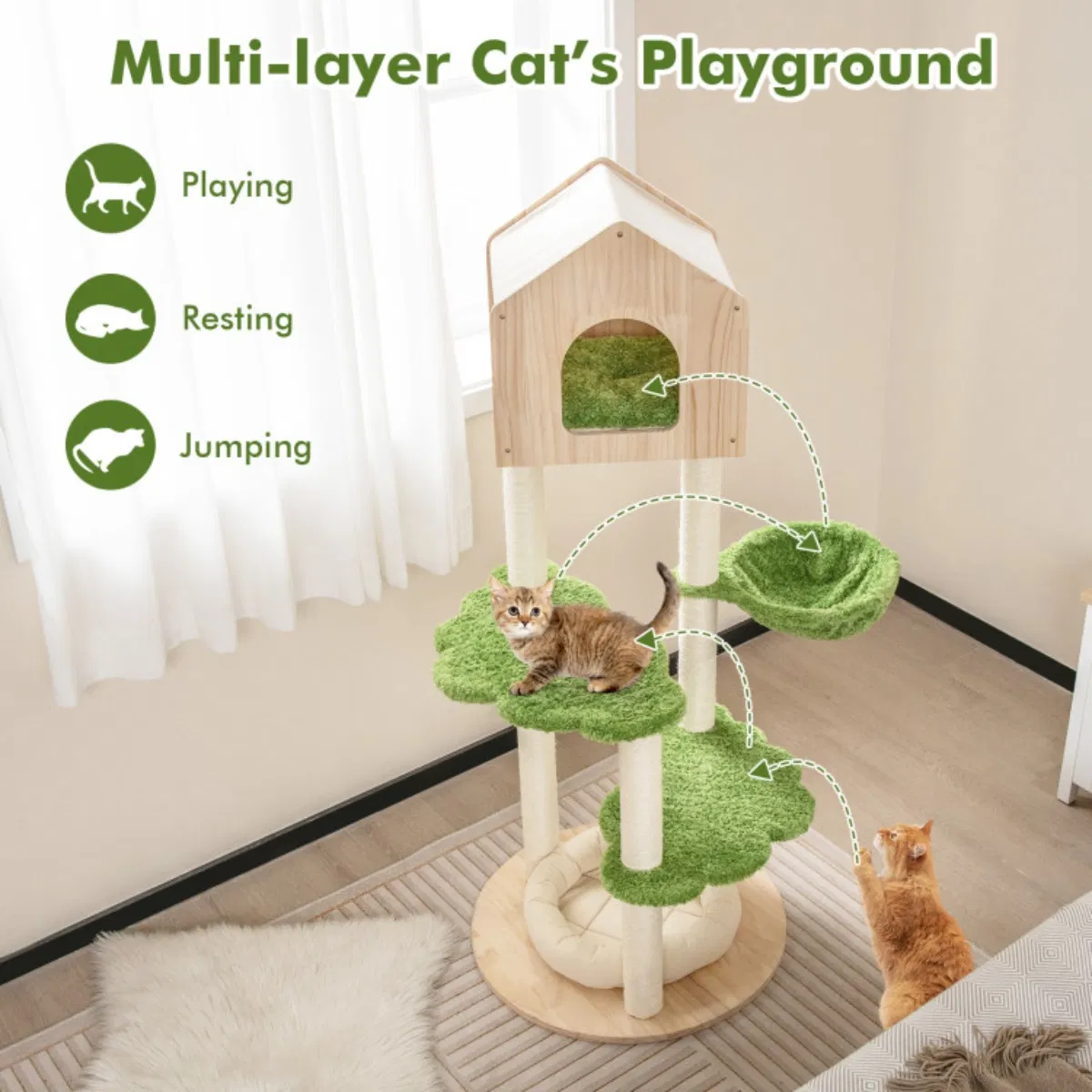 5 story Cat tree, Cat Villa — image 2