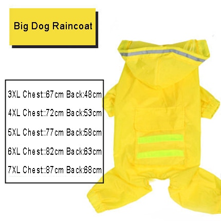 Chaquetón de Agua para Perros Jumpsuit Impermeable para Canes Labrador y Golden Retriever — imagen 8