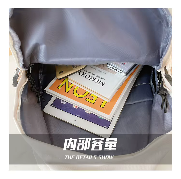 Mochila de Anime Monster Hunter con Gato para Adolescentes, Mochila Escolar para Estudiantes, Bolsa de Libros con Bolsillo para Niñas y Niños — imagen 5