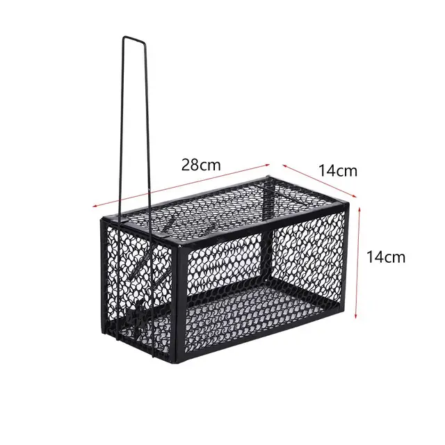 Self-locking Trap Catcher Mouse Rat Bait Mice Live Box Mice Trap Cage Household Mouse Catcher Animal Control Hamster Iron Cage — image 9