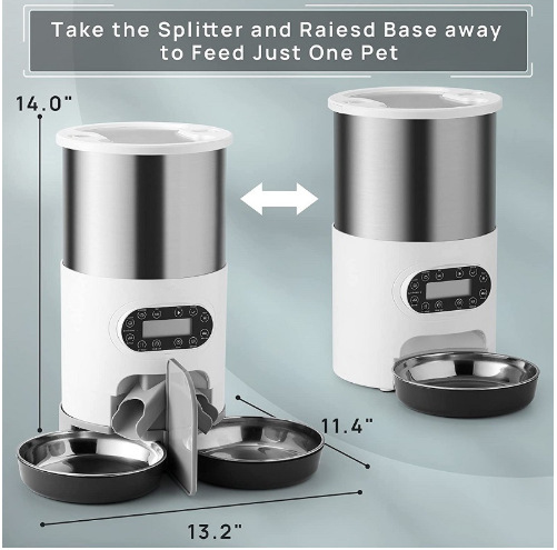 New Stainless Steel Feeder Double Feed Feeder Stainless Steel Feeder — image 4