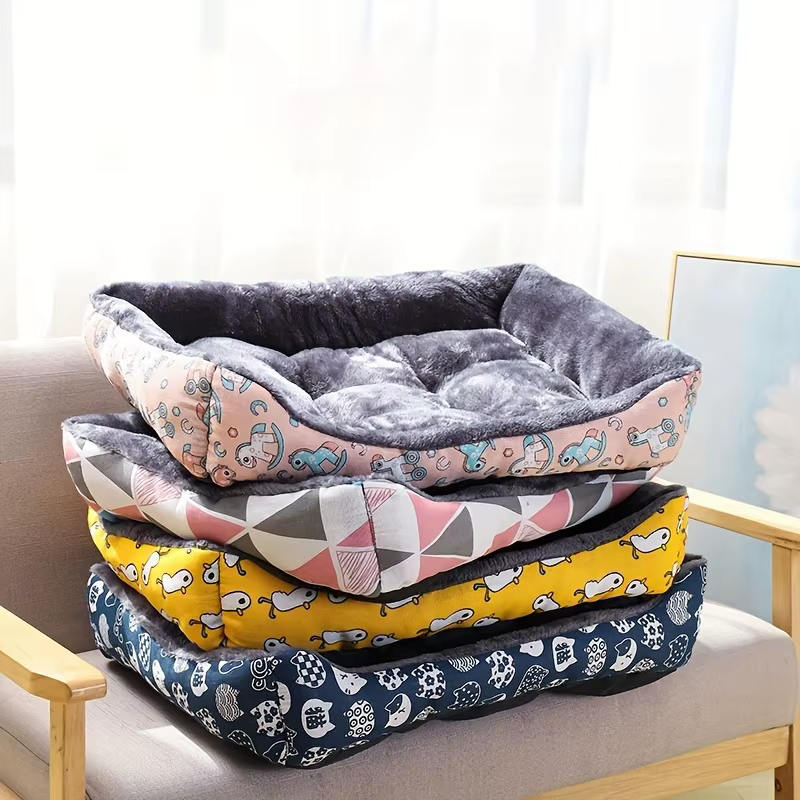 Pet Dog Bed Sofa Mats Winter Pet Products Coussin Chien Accessories Dogs Basket Supplies For Large Medium Small House Cat Bed — image 3