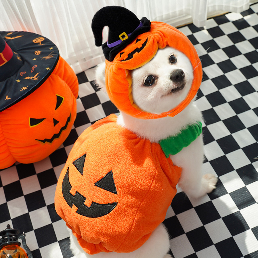 Funny Halloween Christmas Cat Pet Costume for Dogs, Two-Legged Style Poodle Disguise Outfit — image 3