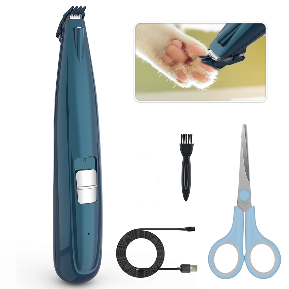 Dog Grooming Clippers Cordless Cat Puppy Clipper Low Noise Electric Pet Trimmer for Trimming The Hair Around Paws Ears — image 3