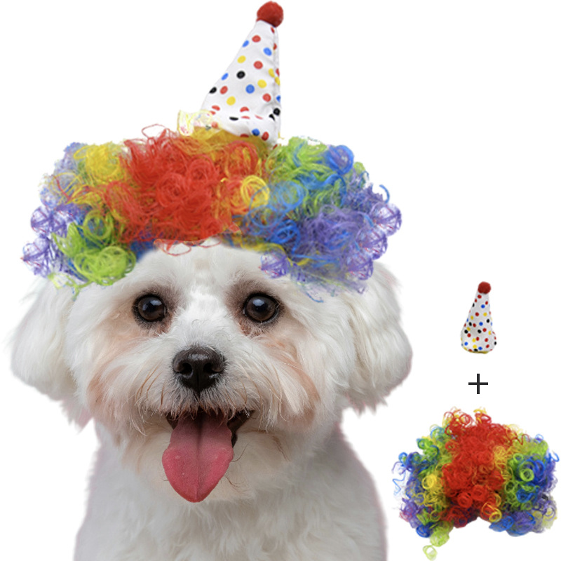 Accesorio de peluche para mascotas con pelo rizado y liso para Halloween — imagen 15