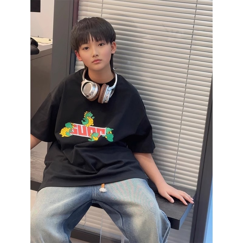 Camiseta Corta Manga para Niños con Dragón — imagen 3
