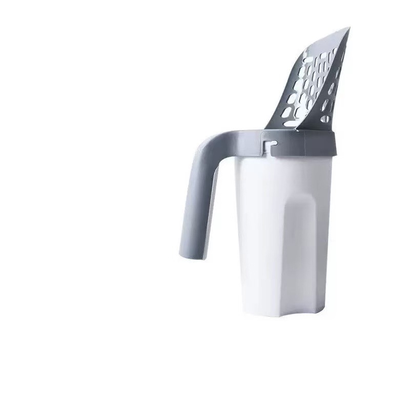 One piece cat litter scoop detachable large capacity filter cat litter scoop cat and dog dropper — image 7