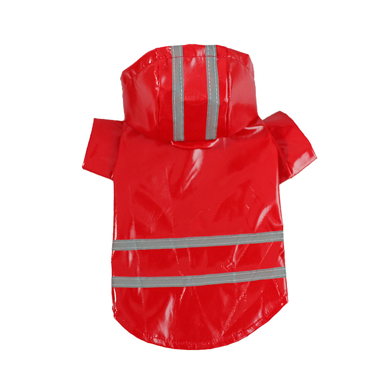 Pet Raincoat with Reflective Strips, Thickened Waterproof Raincoat for Small and Medium Dogs — image 5