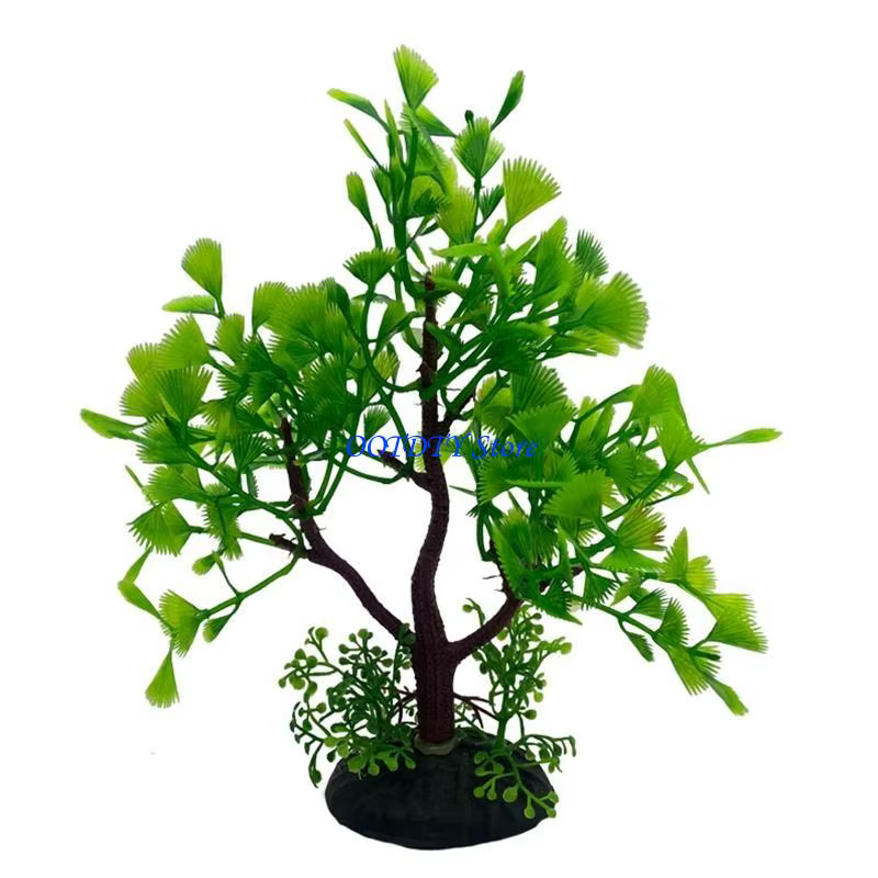 367A Plantas de Acuario Artificiales para Decoración de Peceras, Árbol Pequeño Submarino — imagen 2