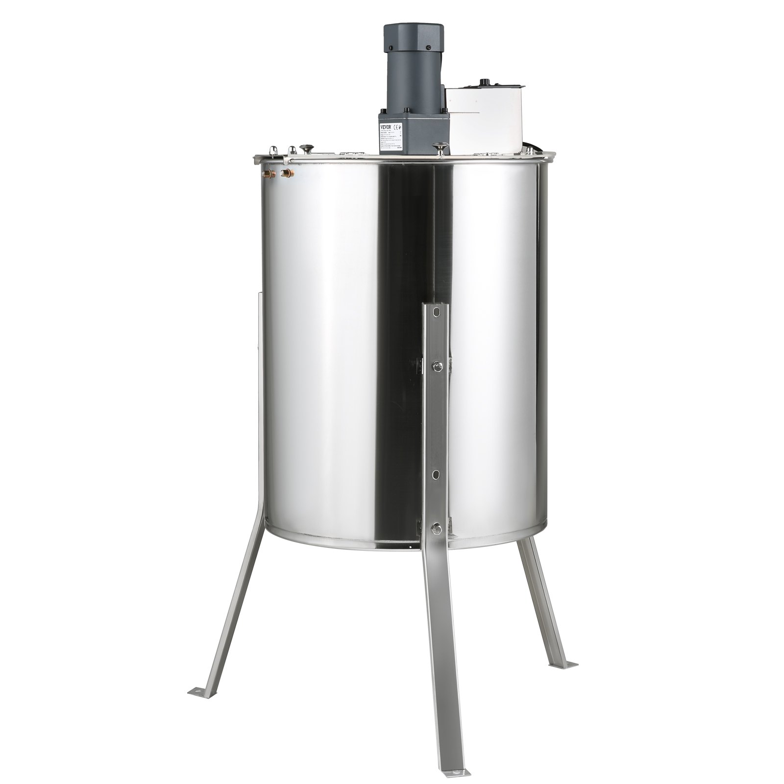 VEVOR Electric Honey Extractor, Frames Honey Spinner Extractor, Stainless Steel Beekeeping Extraction, Apiary Centrifuge Equipment With Height Adjustable Stand, Honeycomb Drum Spinner With Lid — image 5