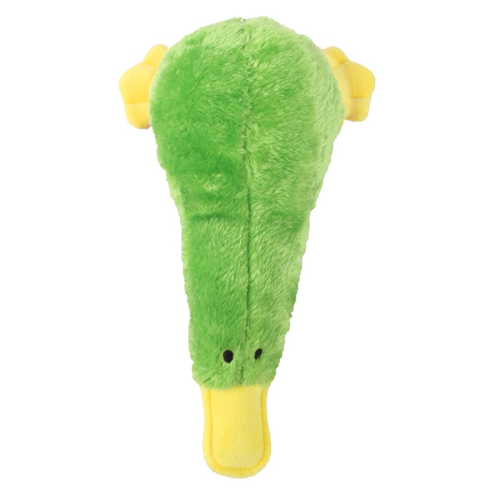 Juguetes de peluche con sonido para mascotas - Perro muerde a pato con alas de cartón — imagen 4