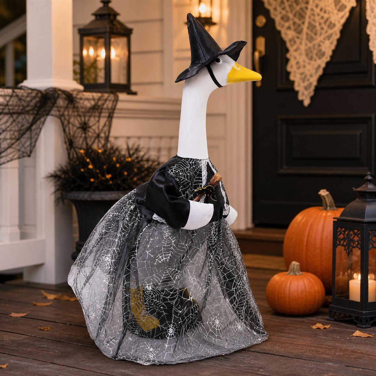 Porch Goose Costume Halloween Funny Goose Outfit Festival Party Doorway Large Goose Clothing — image 3