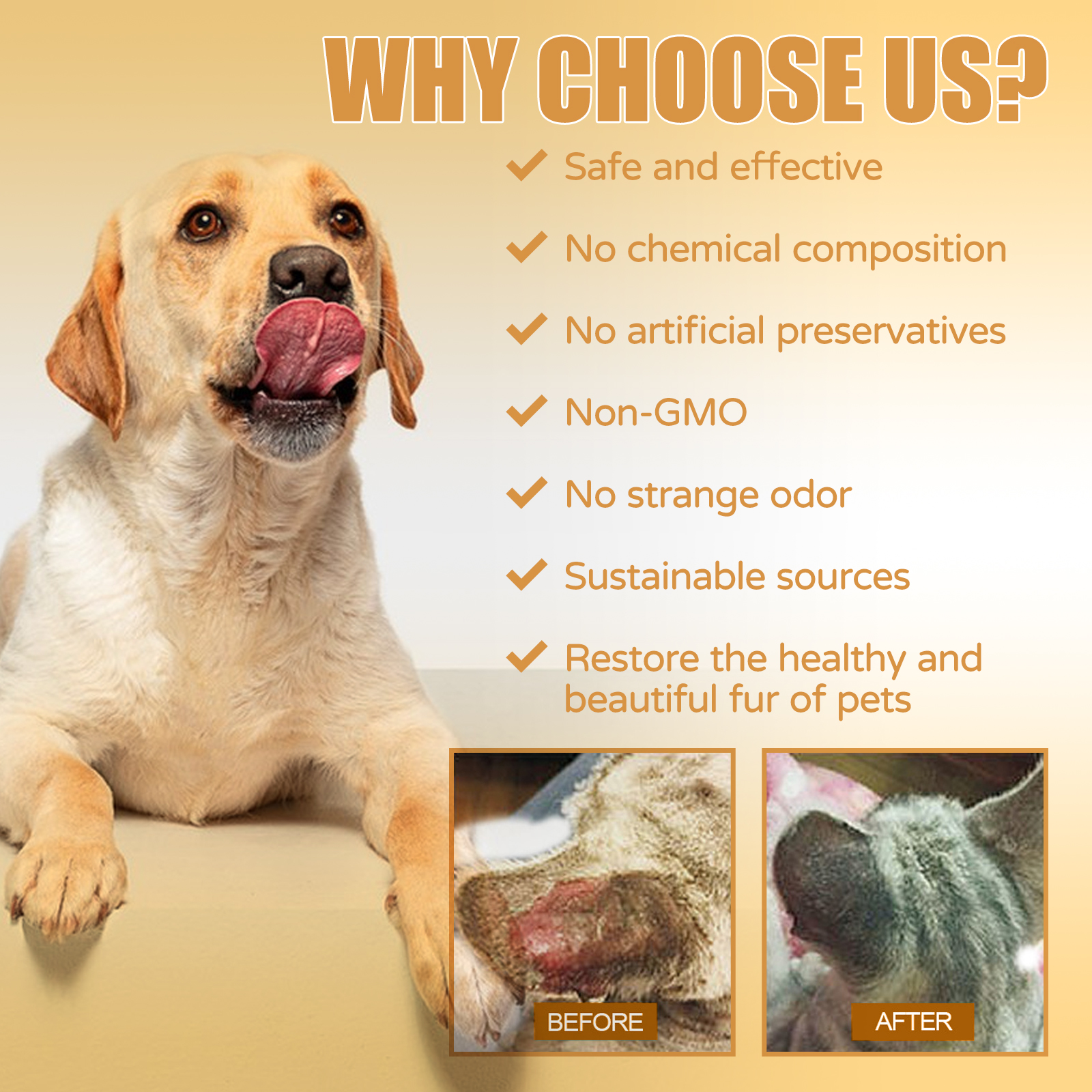 Yegbong Pet Skin Care Essence Cat And Dog Skin Hair Wound Cleaning And Moisturizing Care Essence — image 5