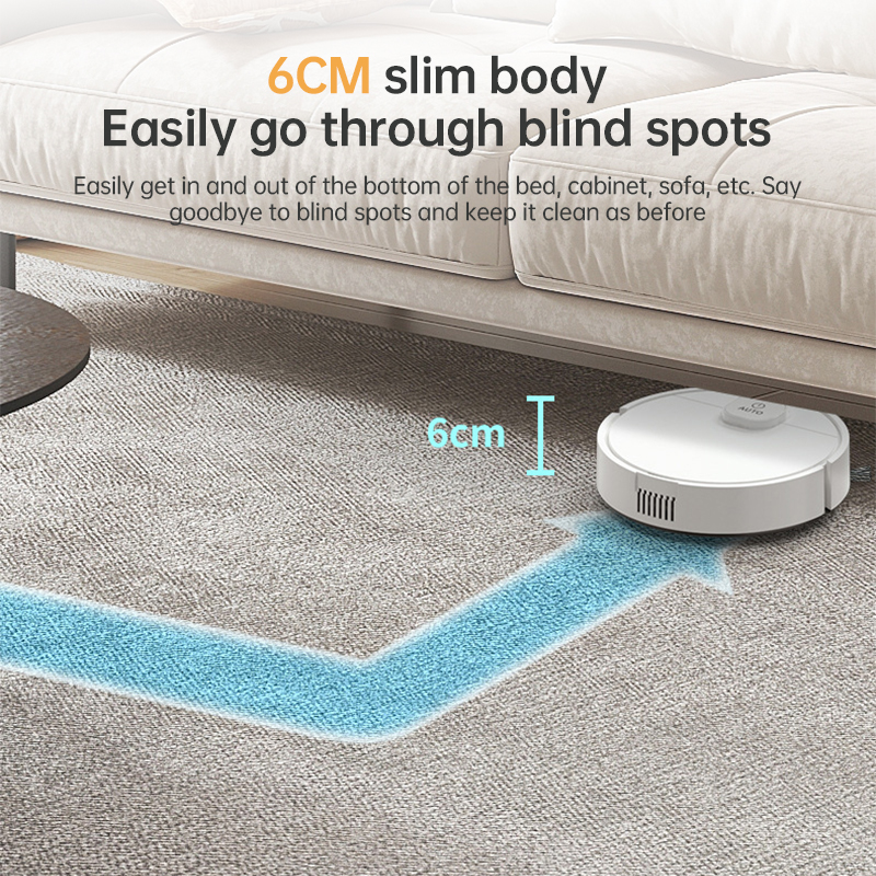 **3-in-1 Sweeping Robot: USB Charging, 1000Pa Suction, Auto-Clean for Pet Hair, Carpets & Floors** — image 8