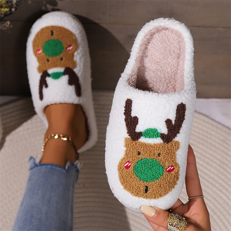 Zapatos de Plumas para Mujer de Elfo Navideño, Calentito y Acogedor para Invierno — imagen 7