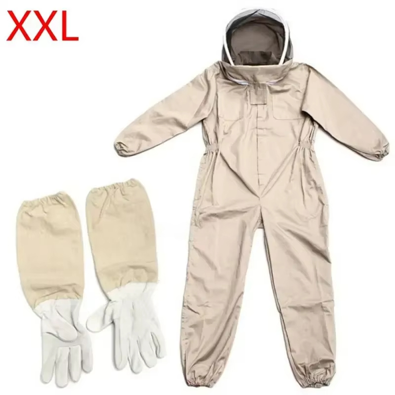 1 Set of Professional Ventilated Full - Body Beekeeping Suit with Gloves — image 4