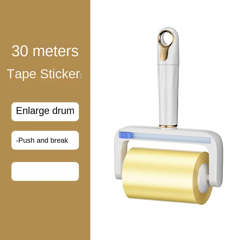 Roller Lint Remover with Reversible Adhesive Tape, Wide Pet Hair Remover Roller, Hair Removal Tool — image 6