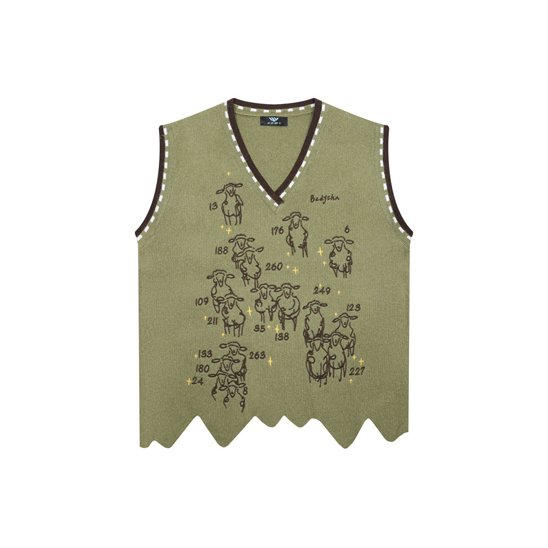 Sheep Embroidered Sweater — image 7