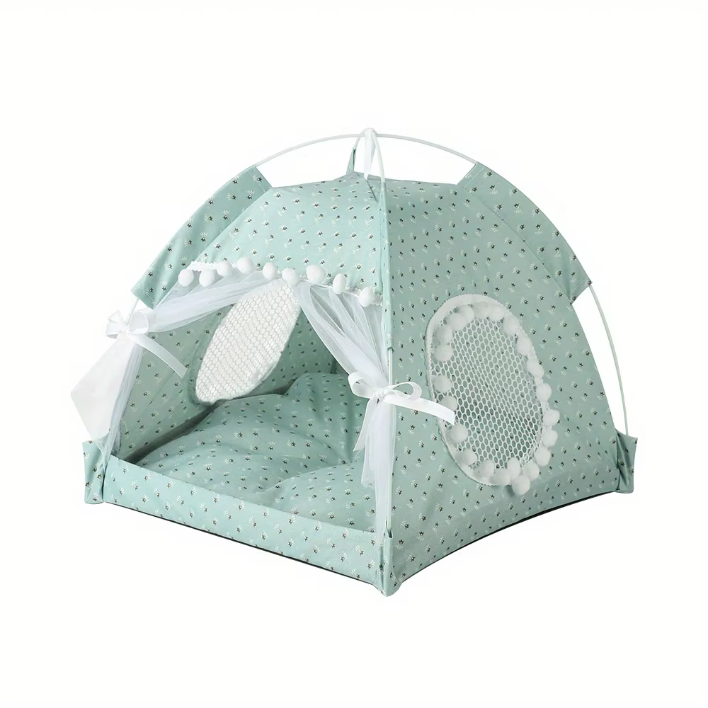 Cama Tenda para Mascotas: Casa de Gatos, Accesorios, Alfombra Cálida, Muebles Sofá, Cesta, Camas, Tenda de Cierre Clamshell para Gatitos, Invierno — imagen 4