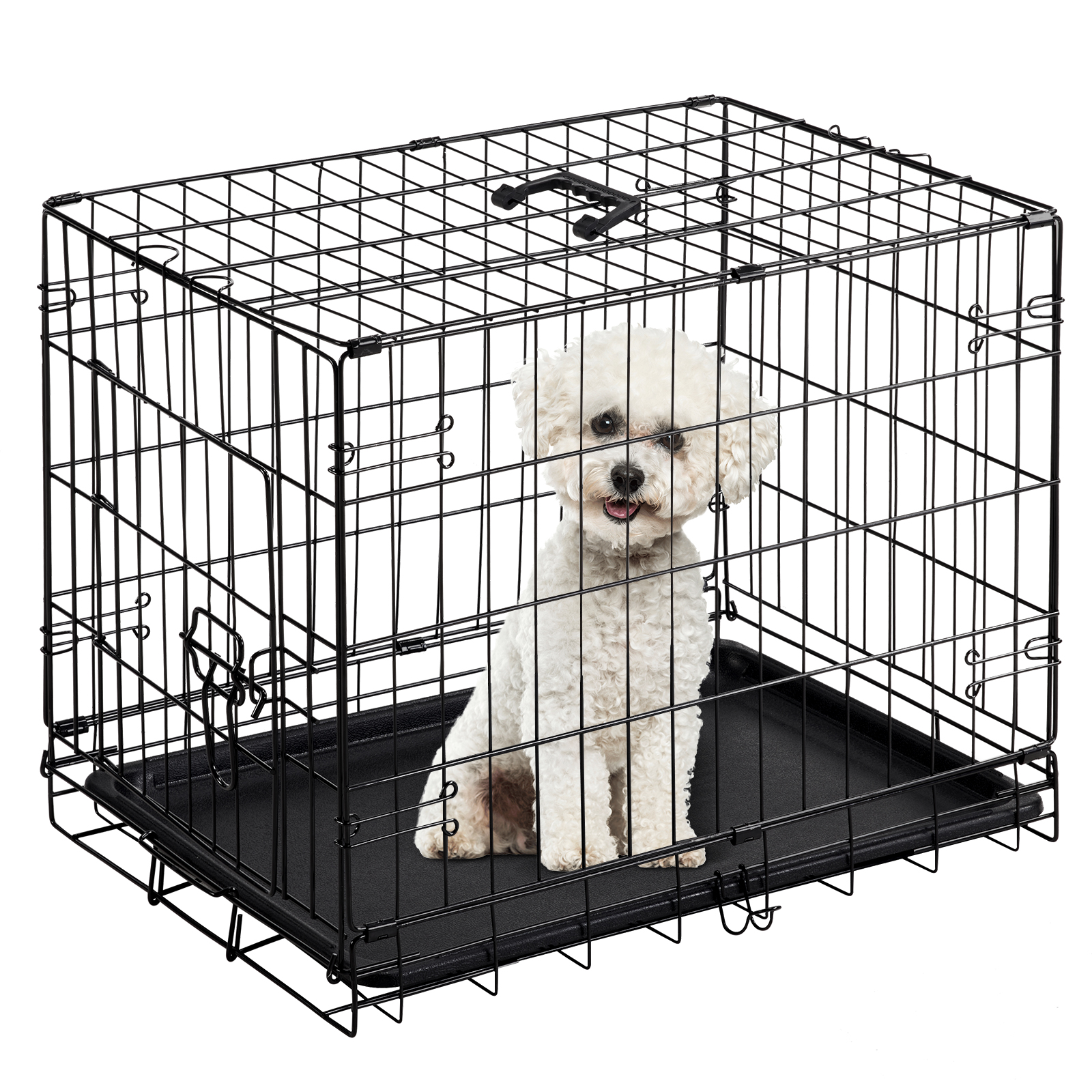 Jaula para Perro de 24-30 Pulgadas con Puerta Única — imagen 13