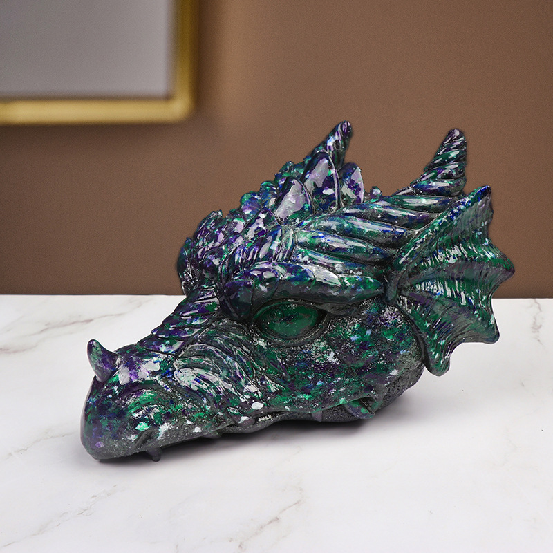 Imitation Crystal Faucet Resin Ornament Home Garden Decoration Dinosaur Ornament Resin Crafts — image 7