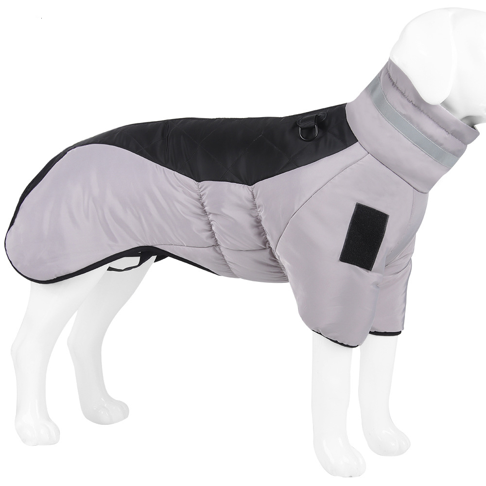 Ropa de Mascotas para Otoño e Invierno - Ropa de Perro Grande y Reforzada con Reflejos Calientes - Ropa de Algodón Revestida con Aislamiento Térmico — imagen 5