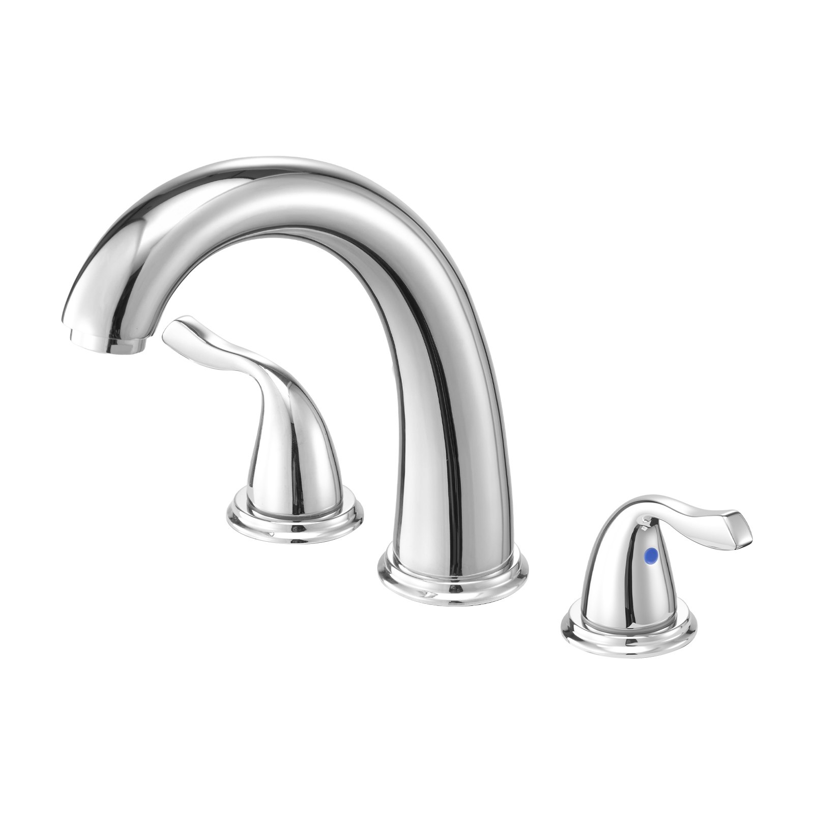 Fregadero de Baño Romano, 3 Hocicos con Ducha de Caida, Grifo de Tinas para Perros, Adultos y Mascotas, Plata, Espiga Alta, Adecuado para Lavados de Animales — imagen 1