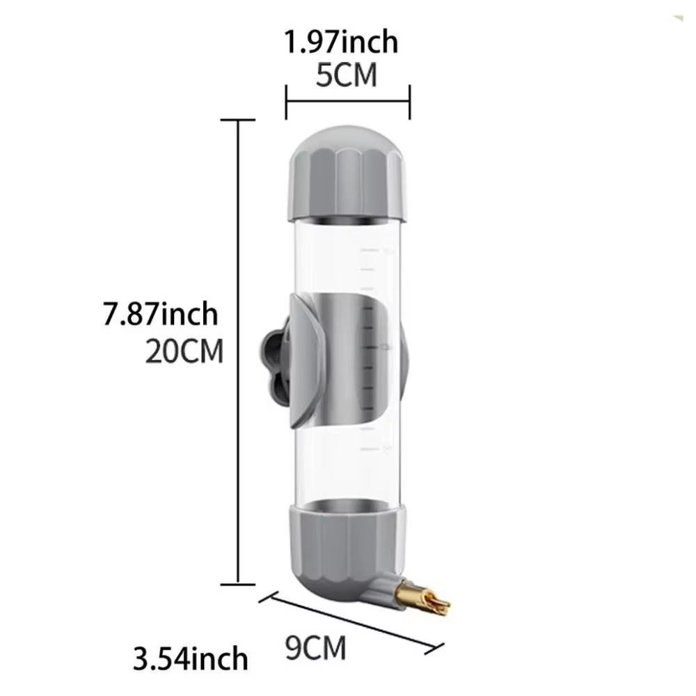 Bebedero Automático para Aves de 200ml, Sin Goteo, Desmontable, Dispensador de Agua para Aves de Montaje en Pared, a Prueba de Fugas, Fuente de Agua para Loros — imagen 6