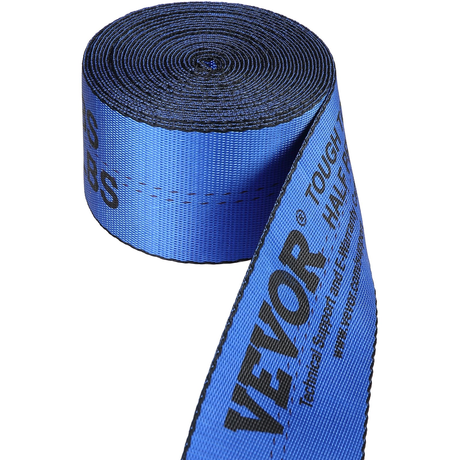 Winch Straps, 4 X 30 6000 Lbs Load Capacity, 18000 Lbs Breaking Strength, Truck Straps With Flat Hook, Flatbed Tie Downs Cargo Control For Trailers, Farms, Rescues, Tree Saver, Blue — image 7