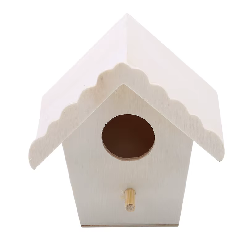 Caja de Pájaros para Jardín de Madera - Casa de Ave para Exterior con Cuerda de Colgar — imagen 5