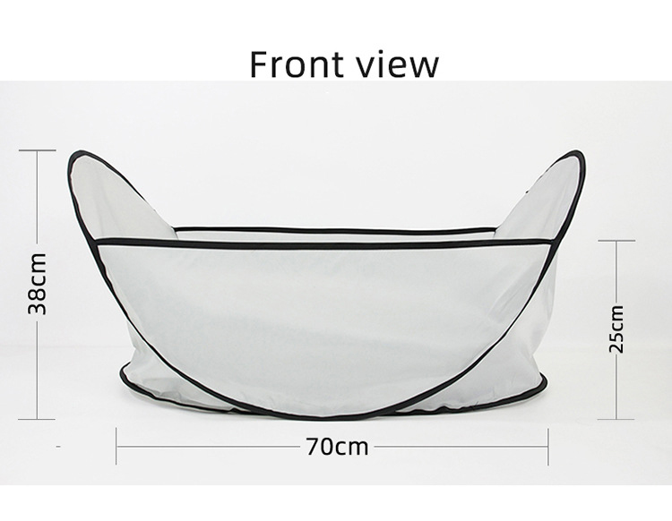Household Cat And Dog Trimming Hair Trimming Beauty Cleaning Long Hair Can Be Connected To The Hair Bib Pet Shearing Bib — image 5
