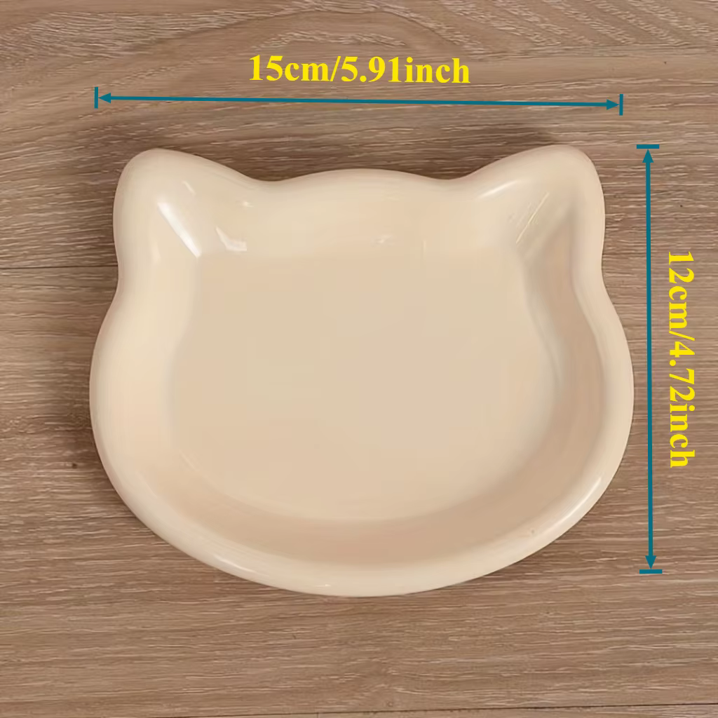 Comedero para Mascotas de 4 Colores, Plato de Comida para Gatos, Plato para Snacks Enlatados y Comidas Congeladas para Gatos Enanos, Plato Premium Anti-Nariz-Negra para Mascotas, Uso en el Hogar — imagen 6