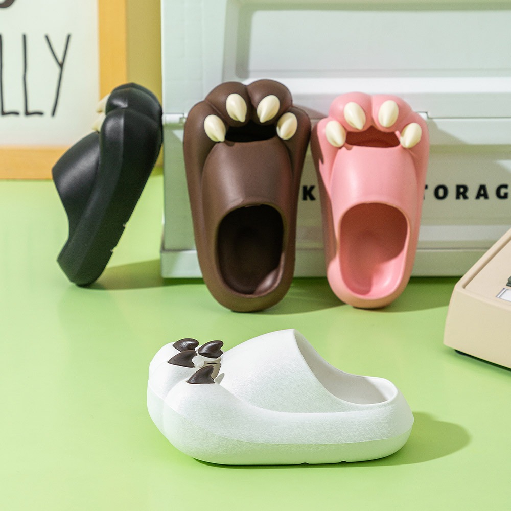 New cat claw sandals and slippers summer men and women shoes indoor soft bottom non slip cute sandals and slippers — image 8