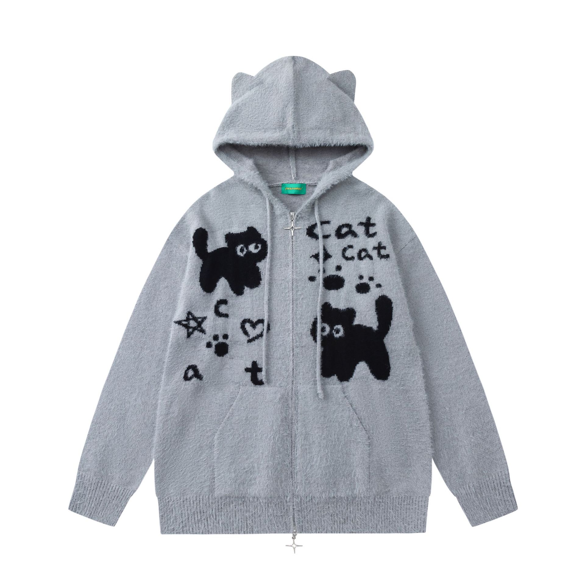 Little black ball cat sweater — image 9