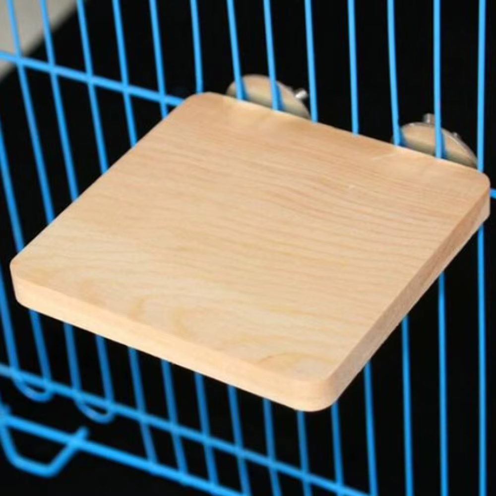 Pet Wood Stand Platform Bird Toys Parrot Rack Hamster Accessories Gerbils Mice Jumping Board Home Supplies — image 2