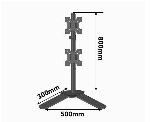 Soporte para monitor de computadora 17/22/24 pulgadas base de escritorio para juegos y alimentación de pollos con aumento de altura — imagen 1