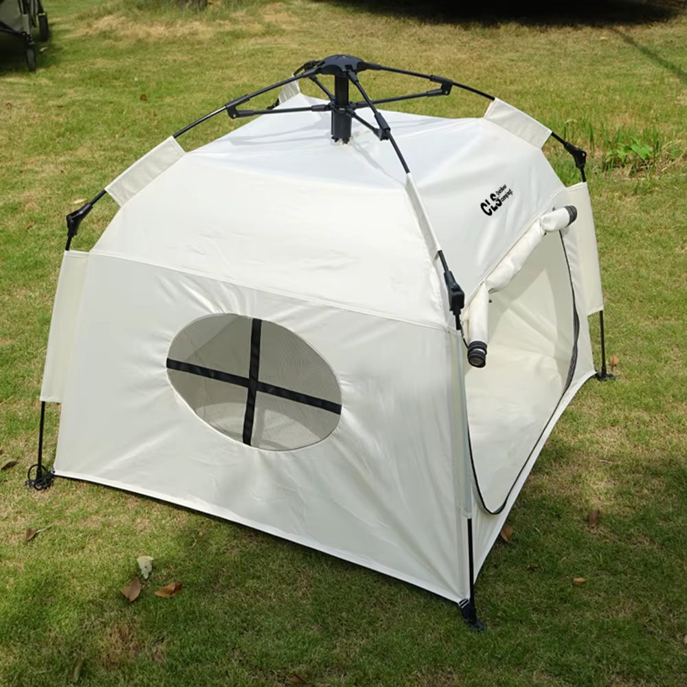 Casa de Tienda Impermeable para Gatos y Perros, Tiendas Pop-Up Automáticas, Portátiles y a Prueba de Sol para Camping Interior — imagen 2