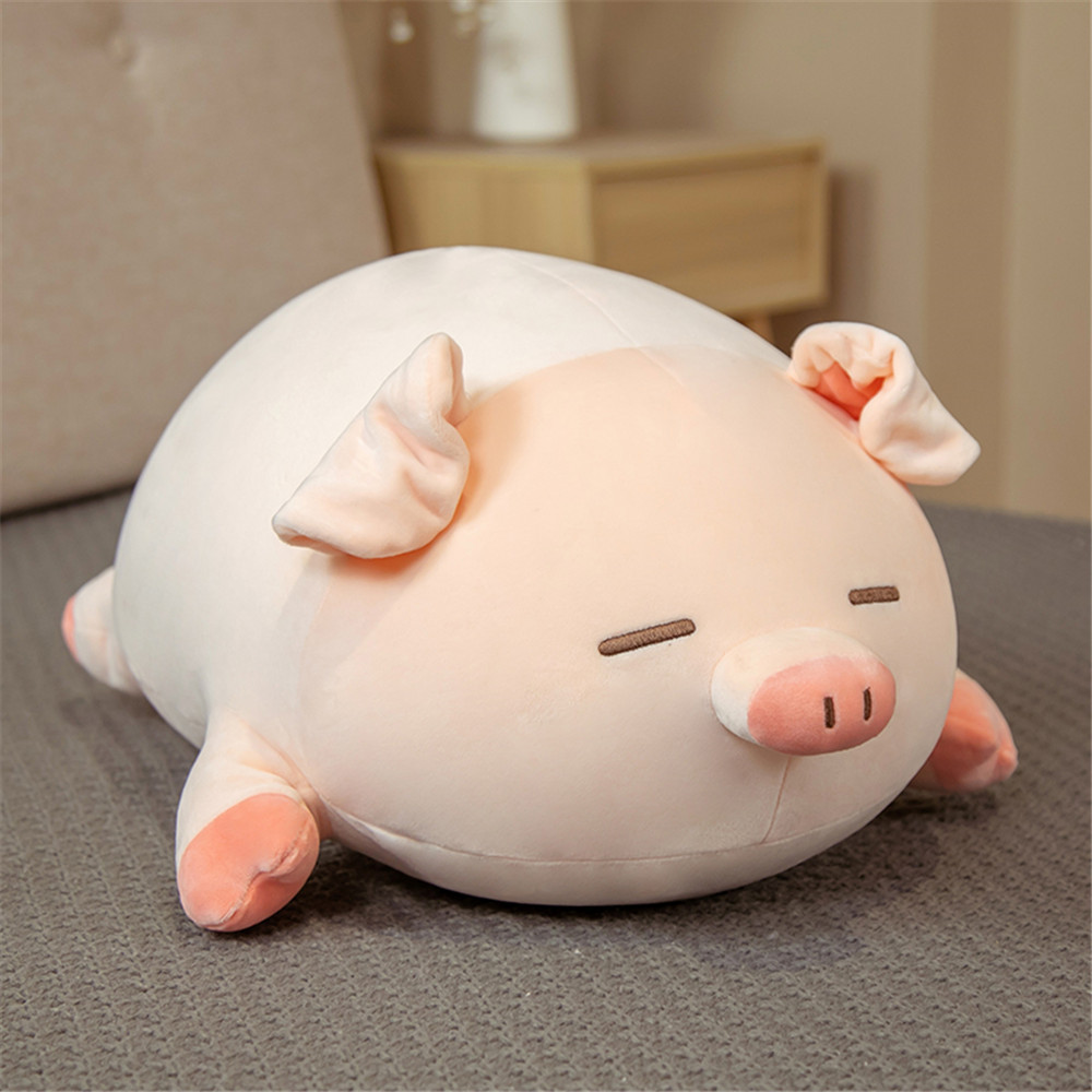 Muñeca de Peluche Cariñosa Cerdo Bobo Muñeca de Cojín Rosa para Niñas Durmiendo — imagen 6