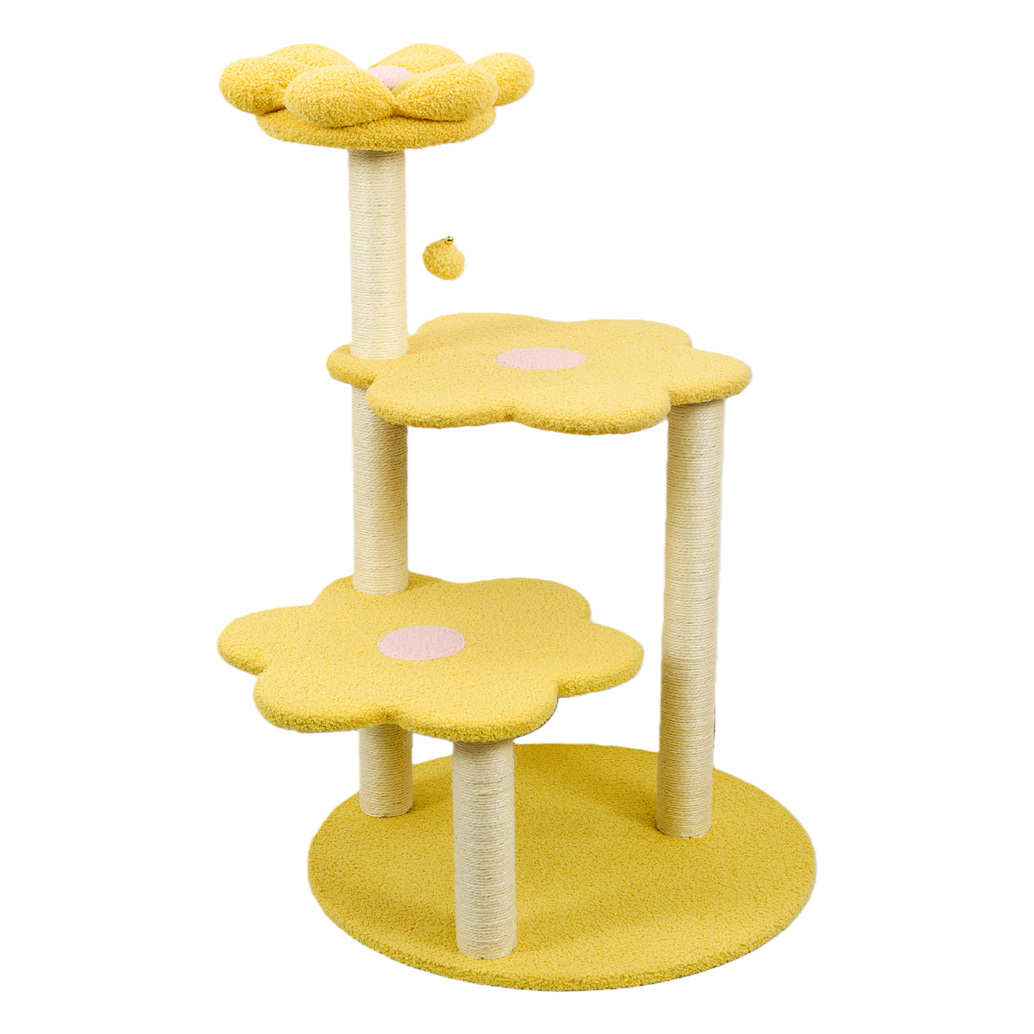 Cat Tree with Removable Cozy Perch & Scratching Posts Hanging & Toy Multi-Level Cat Furniture for Kittens/Cats to Climb, Rest & Play Hanging Toy — image 1