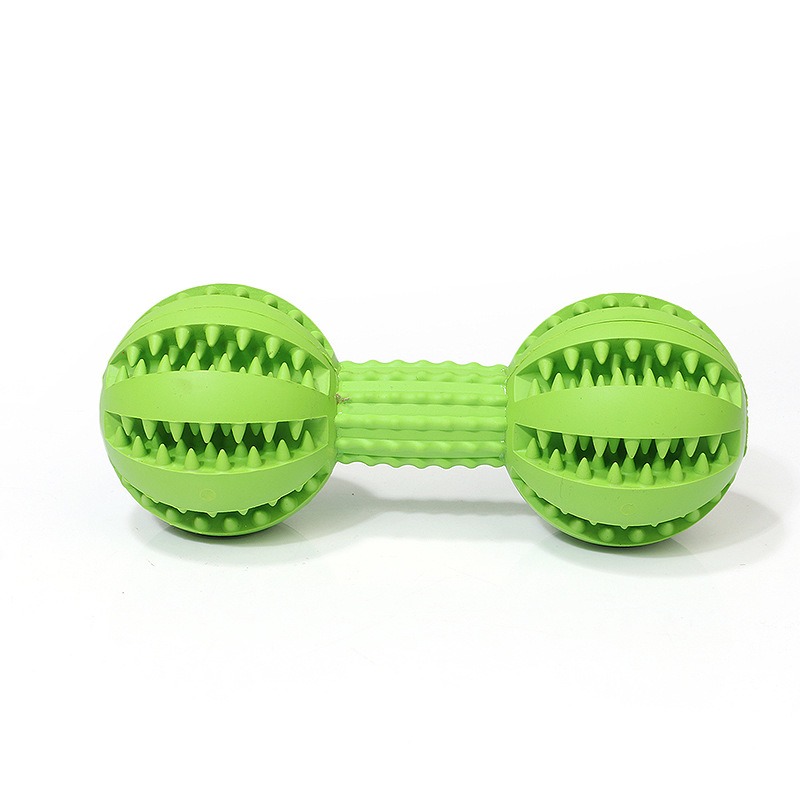 Dog Rubber Ball Dog Tooth Cleaning and Grinding Rubber Stoppable Snack Toy — image 6