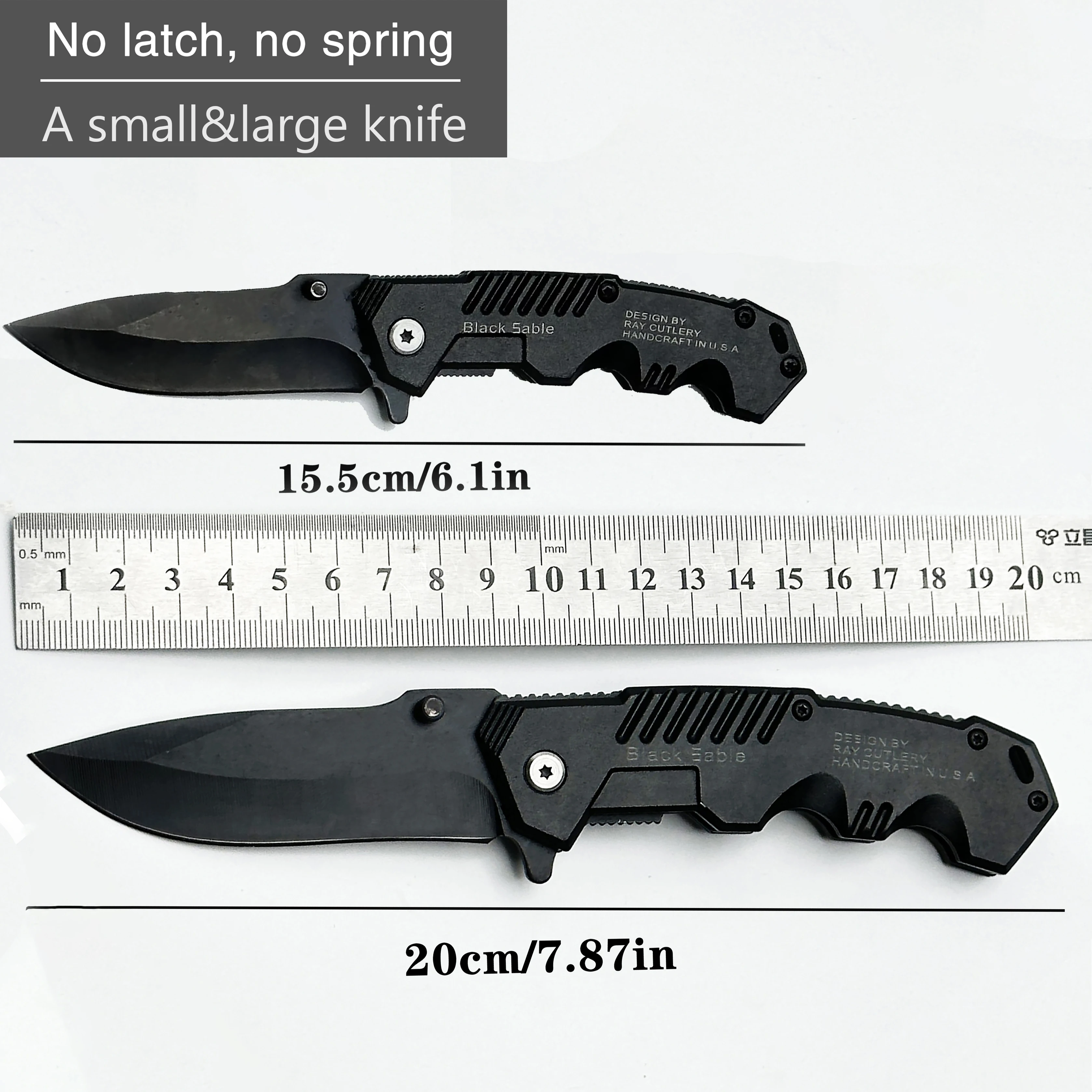 Portable Multifunctional Folding Survival Knife with Sharp Pocket Knife Suitable for Outdoor Camping and Wilderness Survival — image 6