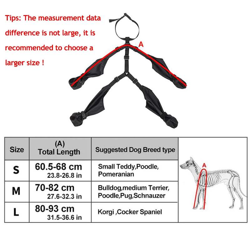 Botitas de Pelo para Perros - Calzado Impermeable Respirable para Pequeños, Medianos y Grandes Caninos - Productos Duraderos para Mascotas — imagen 3