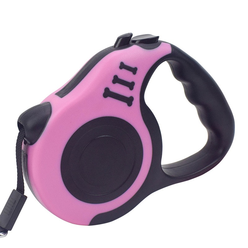 Correa de Perro Retráctil de Nylon Automática Cinta de Tensión Multicolor para Caminata con Perros Ajustable — imagen 5