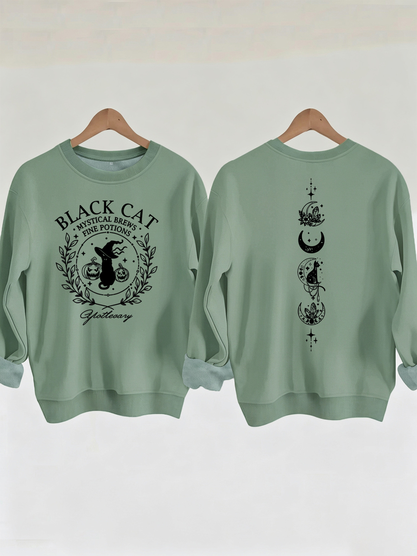 Black Cat Potion Hoodie — image 9