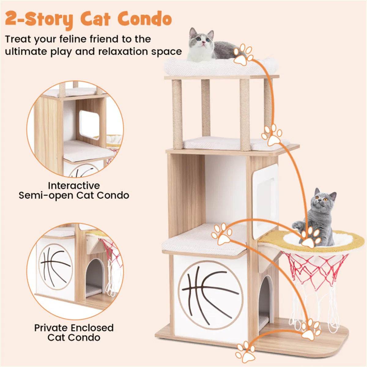 Wooden Cat Condo — image 8