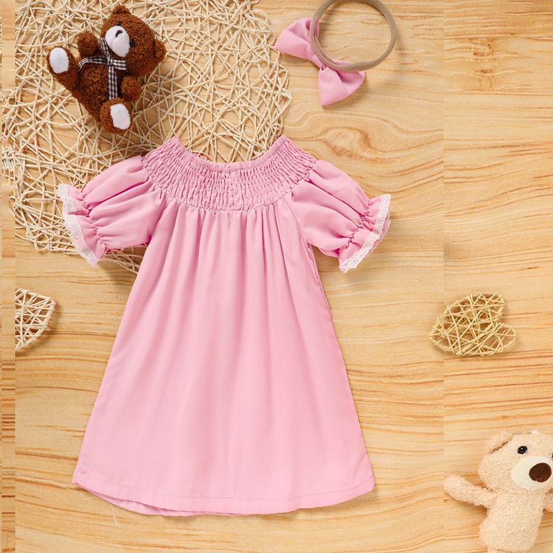 Vestido de Cordero para Niña Pequeña con Manga Rizada, Cuello y Brocado de Conejo para Verano — imagen 13