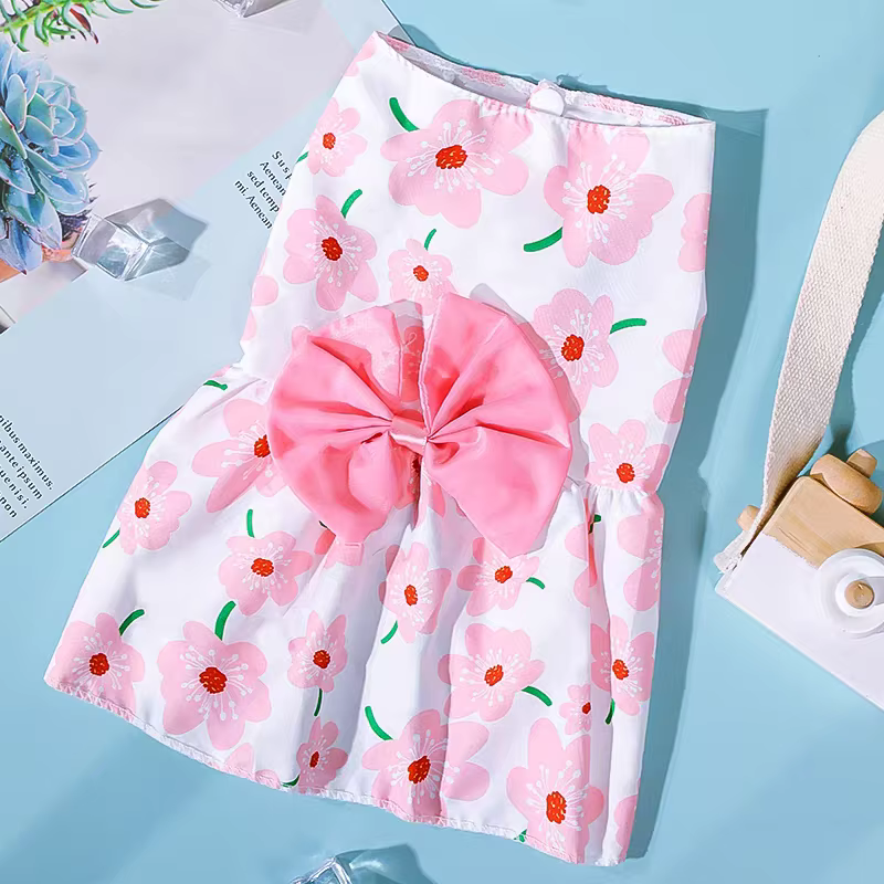 Ropa de Verano para Perros: Vestido con Bow y Encaje para Chihuahuas, Poodles y Pequeños Canes — imagen 5